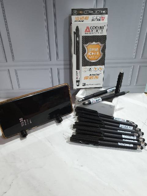 Pen hapus touch screen (1 pak=12pc)/pen stylus/pen hapus/odemei/pen hp/bolpen hapus-3