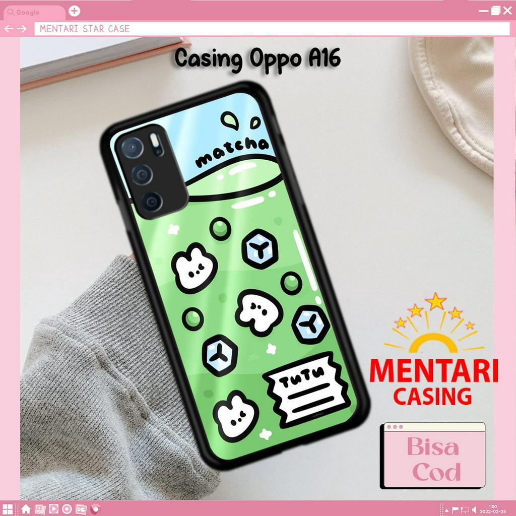 Mentari Casing Hp OPPO A16 Case OPPO A16 Motif 06CUTE Hardcase Softcase Estetik Premium Glossy Pelin