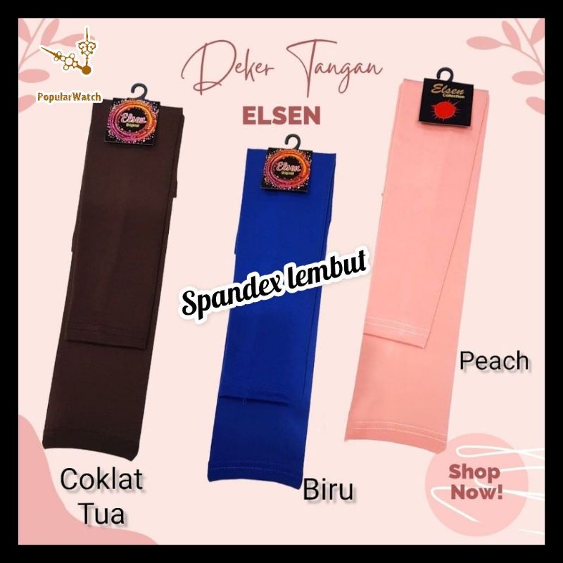 COD! READY manset tangan hijab trendy elastis/Handsock ELSEN bahan dijamin lembut