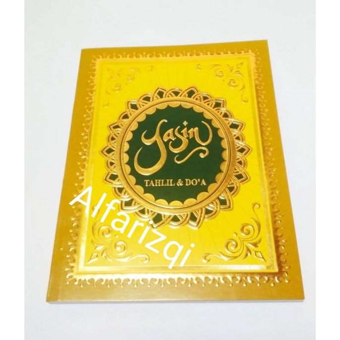 Buku Yasin isi 128 halaman soft cover embos emas
