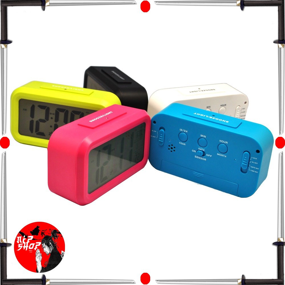 Jam Meja LCD Digital Clock with Alarm
