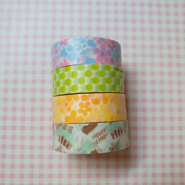 

washi tape sample for scrapbook and journal ( per meter )