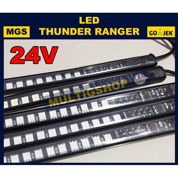 10Pcs LED Thunder Ranger 32 Cm 24V