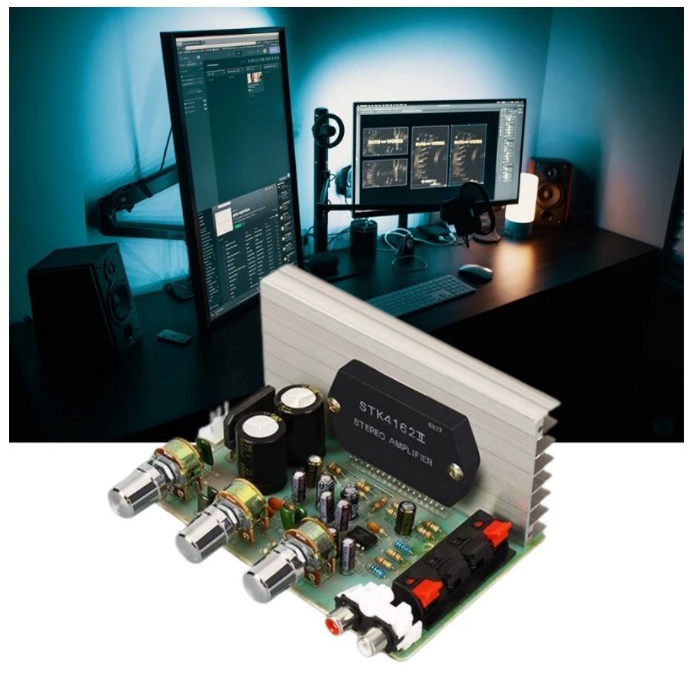 Audio Power Amplifier STK4102/4122/4112/4132/4182 2x50W Board