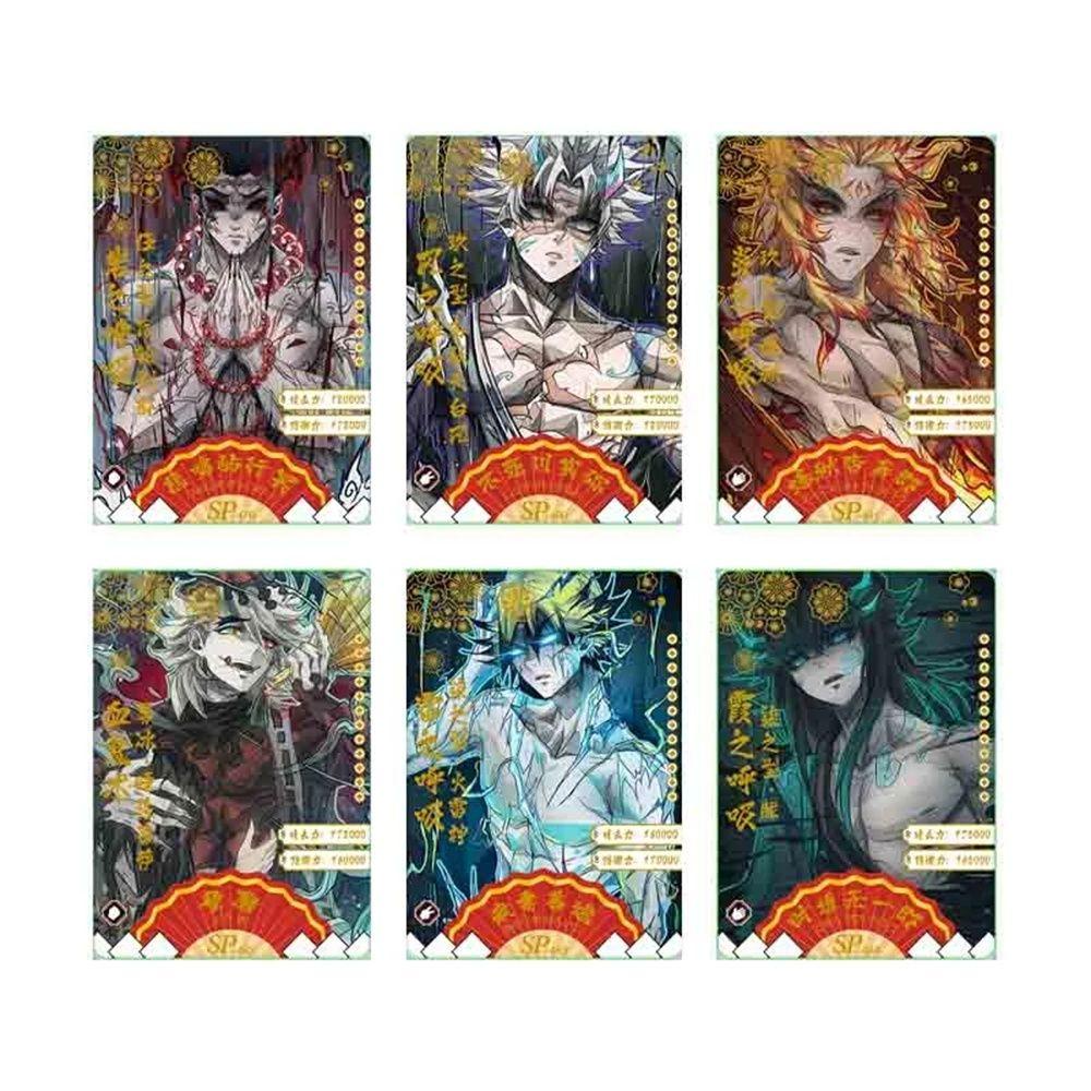 [Elegan] Kartu Demon Slayer Hadiah Natal Board Game Hadiah Keluarga Mainan Anak Kartu Langka TCG Game