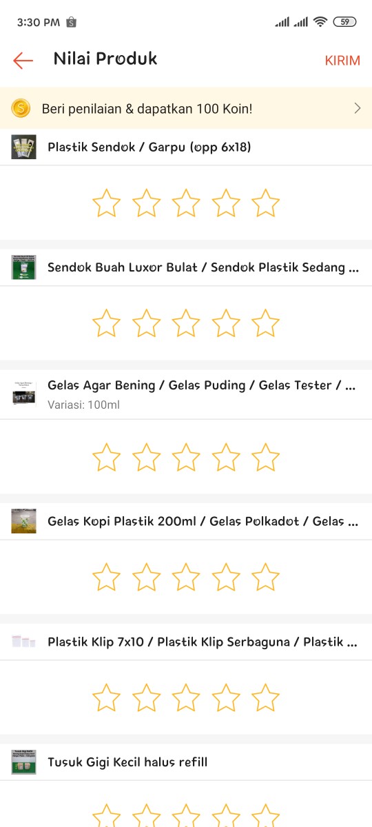 Gelas Kopi Plastik 200ml / Gelas Polkadot / Gelas Buah Plastik / Gelas Plastik