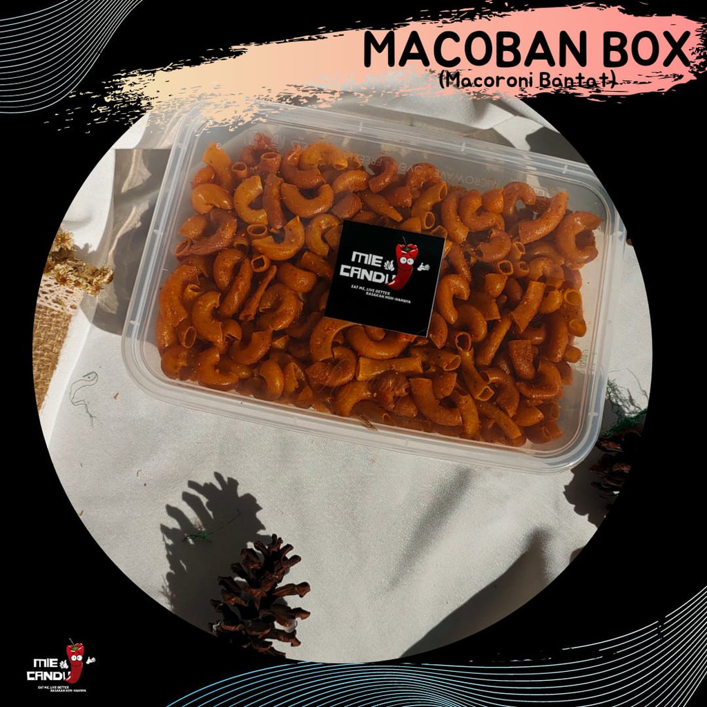 

Makaroni/makroni pedas (MACOBAN) KEMASAN BOX 200 GR