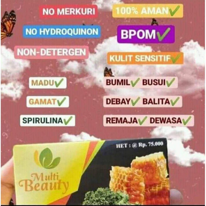 SABUN MBS MULTIBEAUTY MULTI BEAUTY SOAP SABUN KECANTIKAN ORI ORIGINAL BPOM per batang