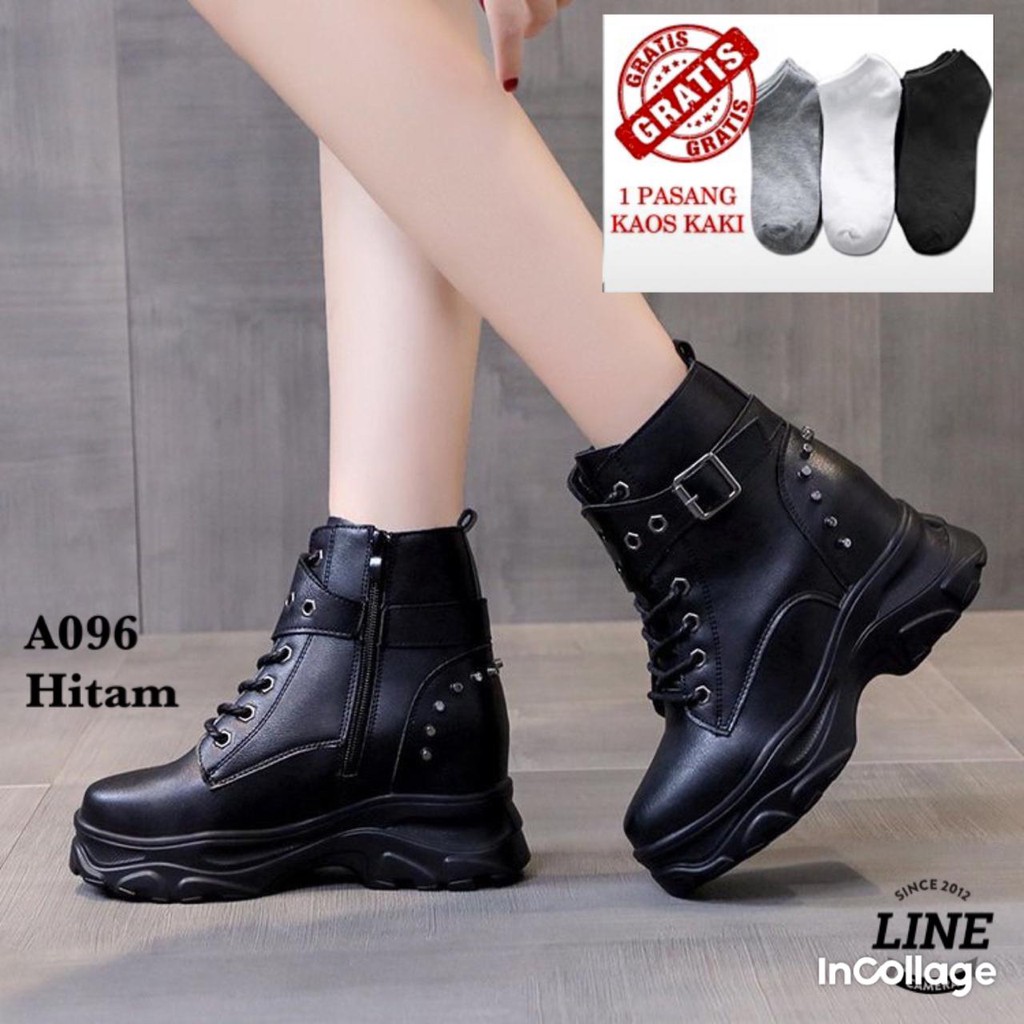 SEPATU WEDGES WANITA   FASHION KOREA A096