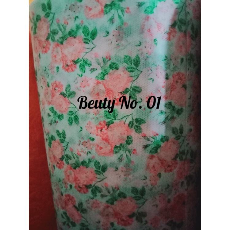 Kain spunbond / flowers motif Beauty