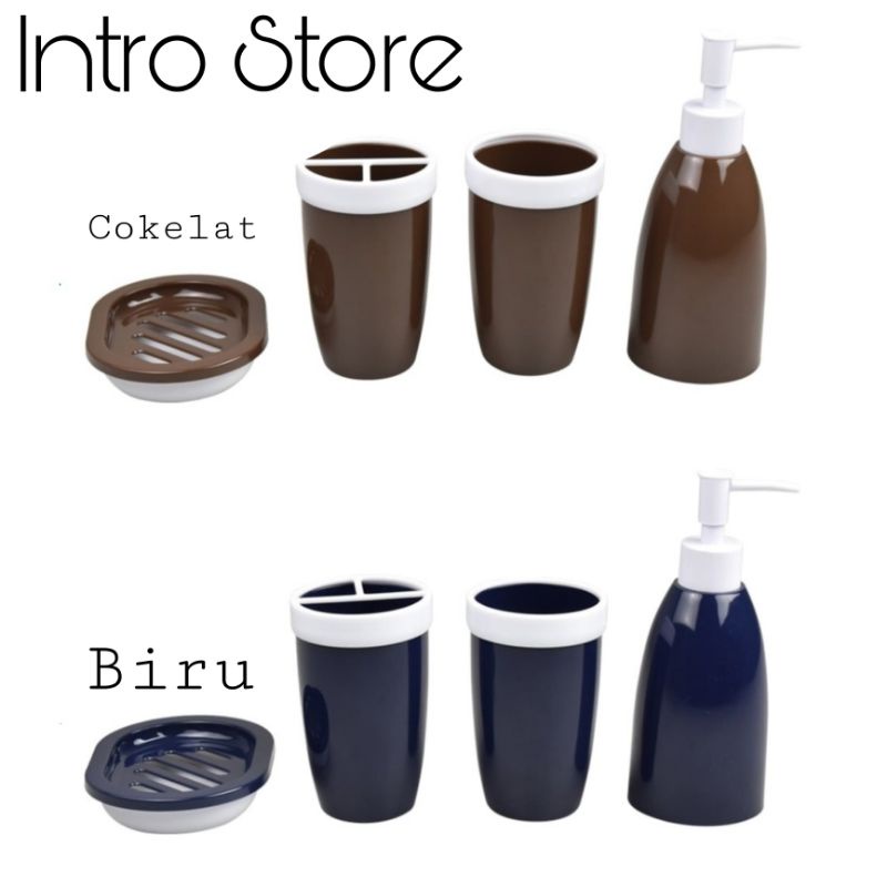 Kris Set Aksesoris Tempat Sabun Dan Sikat Gigi Kamar Mandi