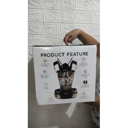 hipseat gendongan hip seat cocolatte jmb jean michel basquiat