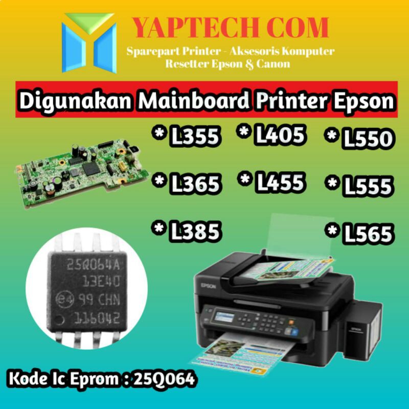 25QO64 IC Eprom L355 IC Eprom L365 Ic Eprom L405 Ic Eprom L455 Ic Eprom L550 Ic Eprom L565