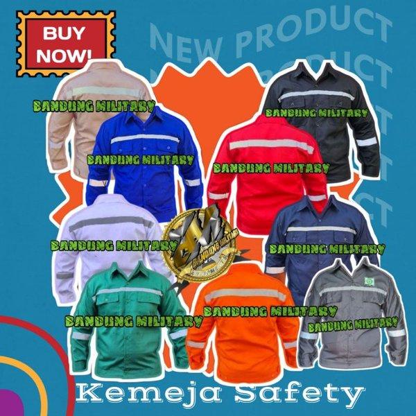 Big Sale Kemeja Atasan Wearpack Skotlet Katelpak Kerja Safety Proyek Baju Bengkel 3M Menyala Pdl Tak