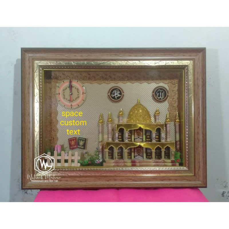 Mahar Pigora Masjid/ Mahar Pernikahan Mewah/ Mahar Masjid 3D