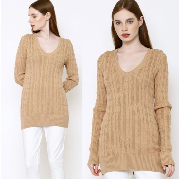SONOMA CABLE KNIT SWEATER SIZE L