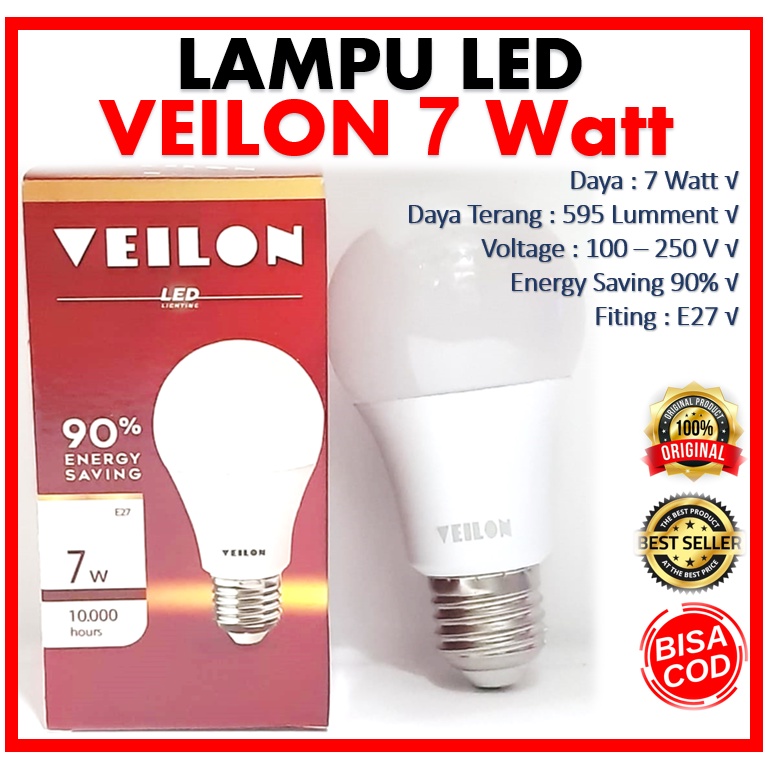 Lampu Led 7watt Veilon