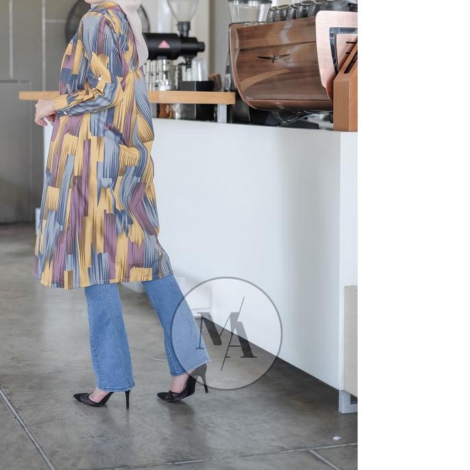 osela chati long tunik motif viscose