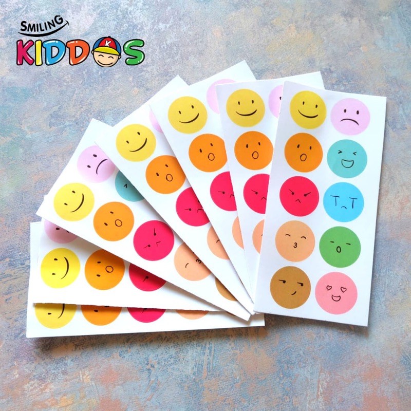 

Sticker Stiker Bulat Face Smile Mainan Anak Ekspresi Smiley Dekorasi Deco Scrapbook Emoticon Diary