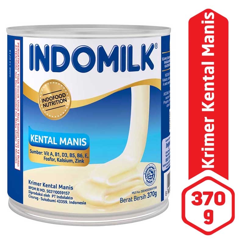 

INDOMILK Krimer Kental Manis Kaleng 370 G