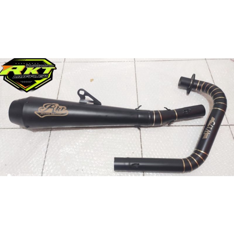 Knalpot W175 Knalpot Racing W175 DOF FREE LASER NAMA KNALPOT RACING W175 DOFF