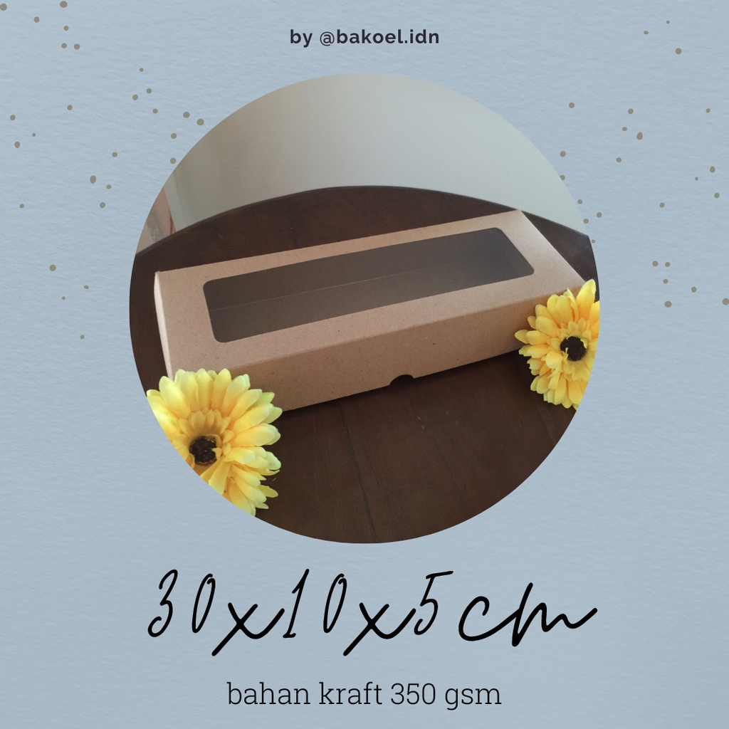 

Kardus Kotak Dus Box Packaging Kemasan Kraft Laminasi Makanan Kue Brownies