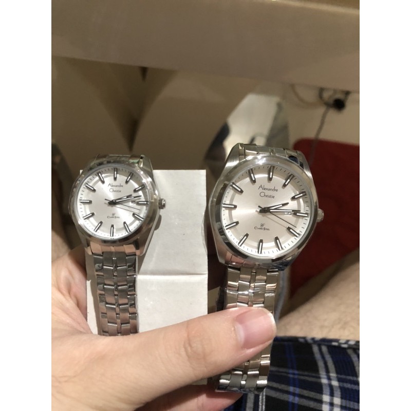 Jam Tangan Couple - Alexandre Christie AC 8637 Original - Garansi Resmi