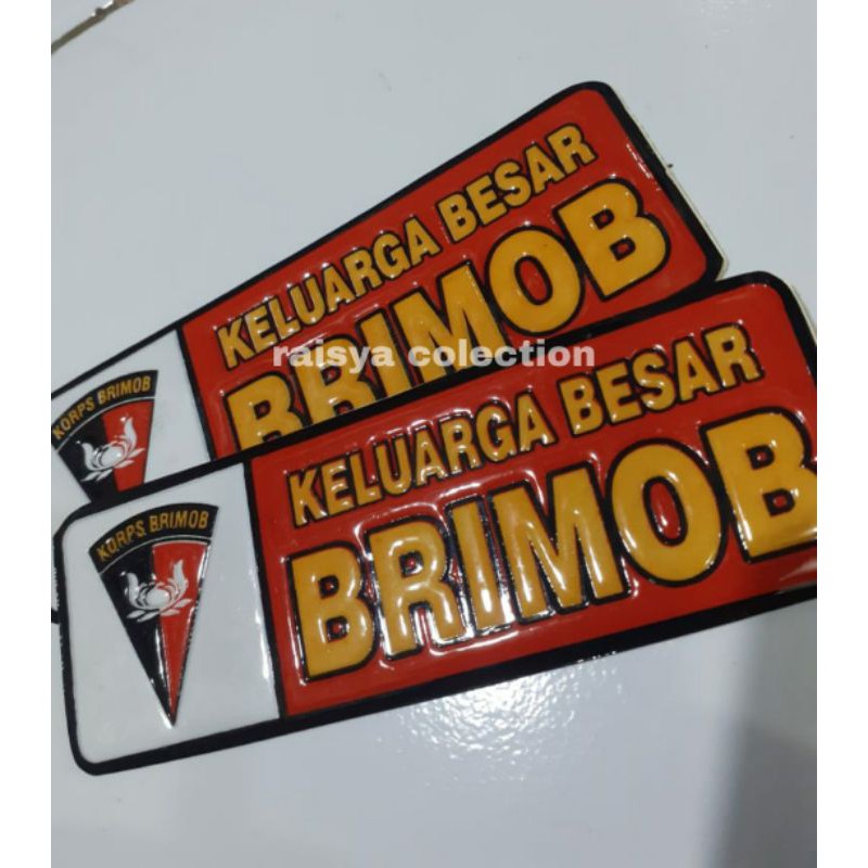 stiker brimob / stiker mobil / stiker polisi