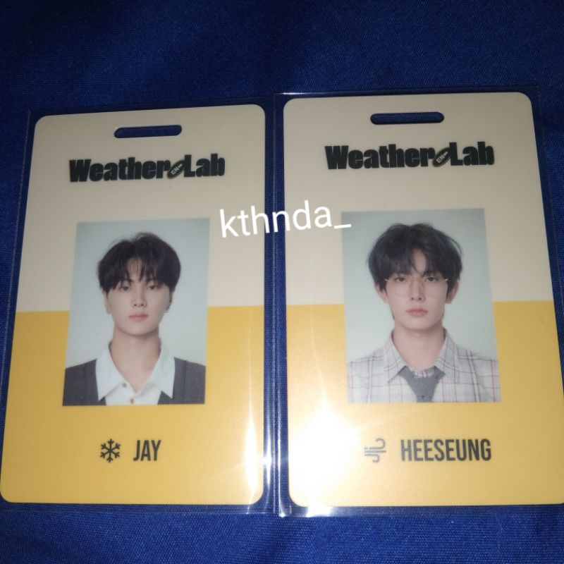 RANDOM ID CARD SEASON GREETING ENHYPEN JAY+NIKI SET