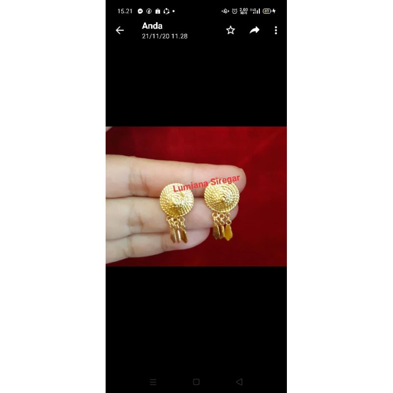 Kerabu Borobudur Juntai 6 gr Mas LM London 24k 99,9% Lumiana Siregar Emas Toba