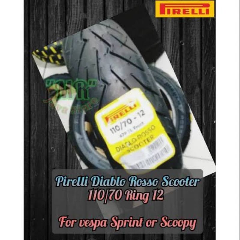 Ban pirelli 110/70-12  & 110/90-12 ANGEL SCOOTER
