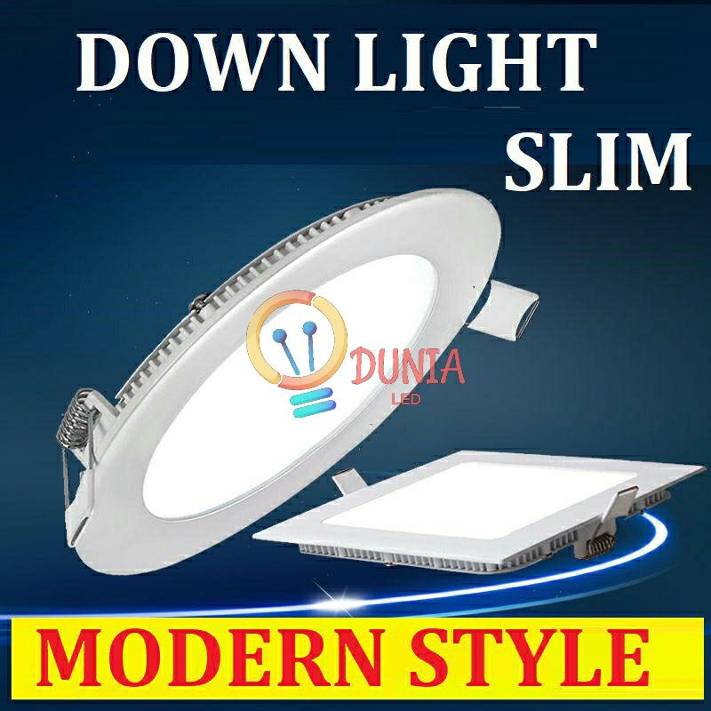Lampu Panel Down light LED Inbouw IB 3 Watt Tipis BULAT