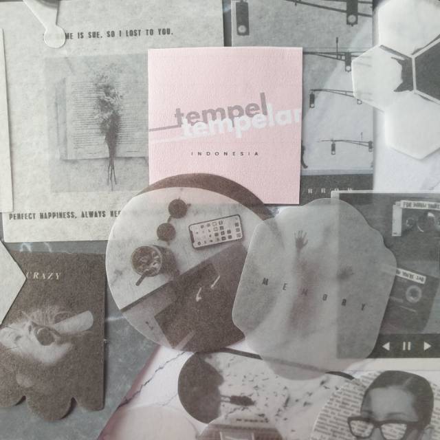 

Monochrome Sticker Aesthetic Cute (Stiker Lucu Murah)