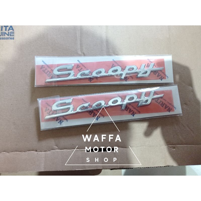 Emblem logo timbul honda scoopy fi 2013-2016