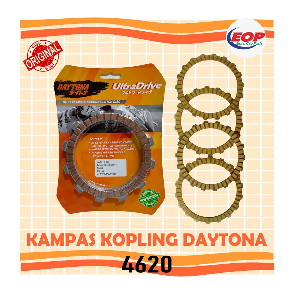 KAMPAS KOPLING PLAT RACING SATRIA FU 150 PNP 4620