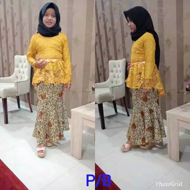 25+ Inspirasi Keren Kebaya Brokat Anak2