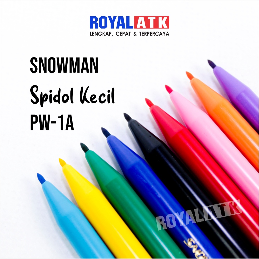 

Spidol Snowman Eceran Kecil PW-1A Original Asli