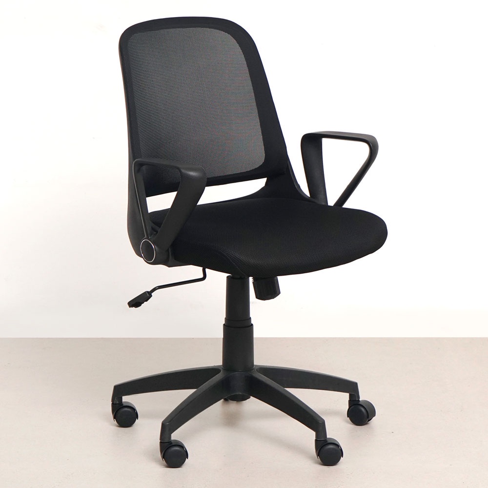 Informa - Lomo Kursi Kantor - Hitam-8