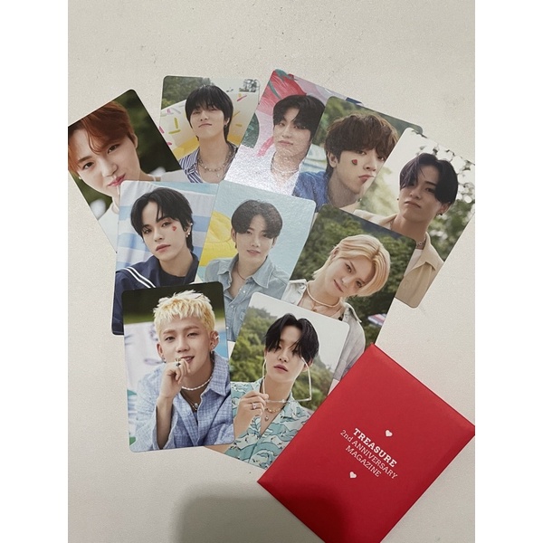 TREASURE 2ND MAGAZINE Photocard + Postcard