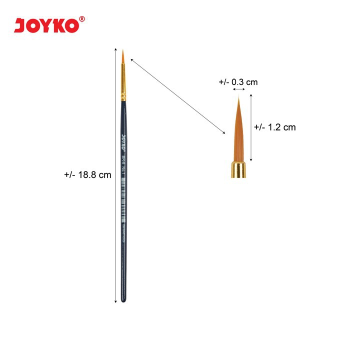 

Brush Kuas Cat Air Cat Minyak Lukis Acrylic Joyko BR-6 No.1 1 Pcs