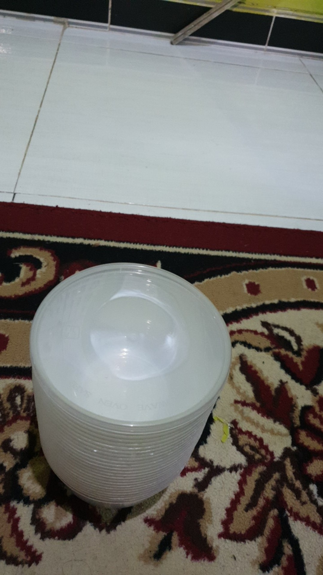 Thinwall Food Container 400ml / Kotak Makan Bening/ Cup Salad 400ml/cup Puding 400ml /mangkok Bening