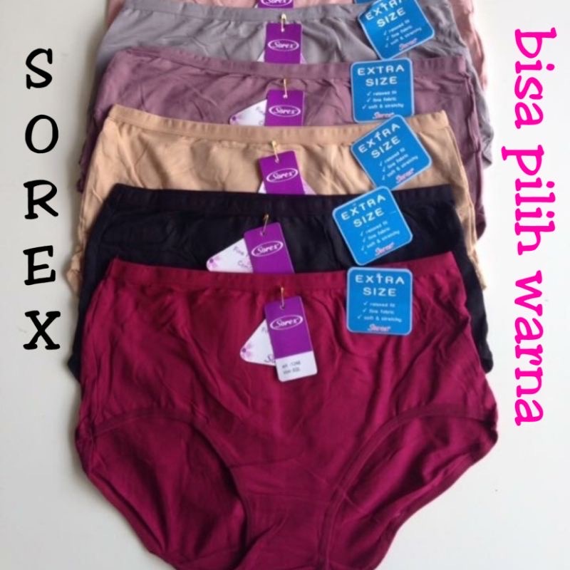 Celana Dalam wanita JUMBO Sorex 1248 -  Size 3XL 4XL 5XL
