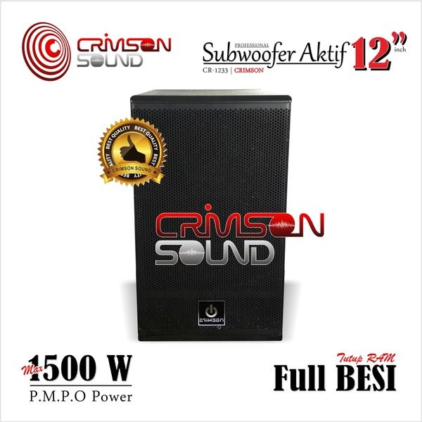 SUBWOOFER AKTIF 12 INCH CRIMSON CR 1233