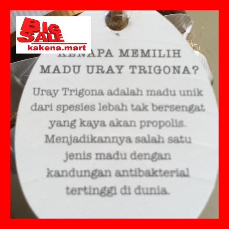 

Kak8Vitxd Madu Uray Trigona 300 Gr/230 Ml S50K50A