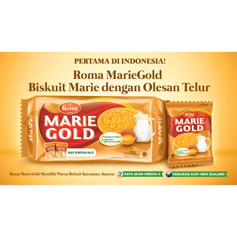 TERLARIS ROMA Marie Gold 240gr/ Roma marie gold coklat