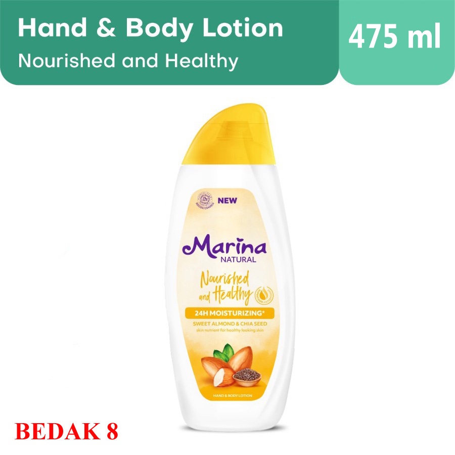 Marina Hand Body Lotion Natural 475 ml - Nourished Healthy