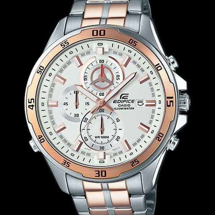 Jam Tangan Pria Casio Edifice Elegant Chronograph EFR-547SG-7 Original