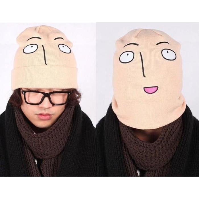 Topi Kupluk Topeng Saitama One Punch Man Superman Jepang