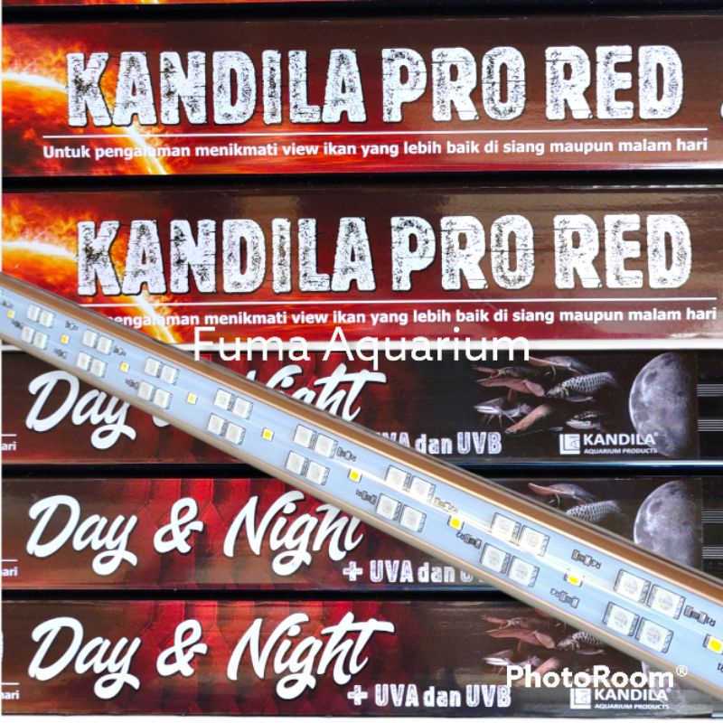 KANDILA PRO RED VIEW PLUS 1000 Day &amp; Night + UVA dan UVB Lampu Led Tanning View Red Arwana Dan Segala Jenis Ikan