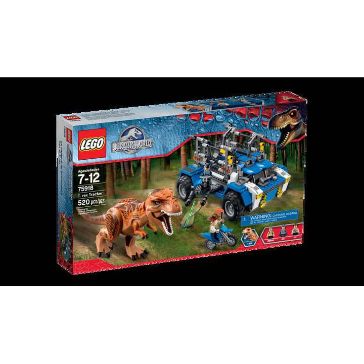 lego jurassic world t rex tracker